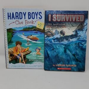 Hardy Boys Clue Book &I I Survived ~ Adventure Book Book Set